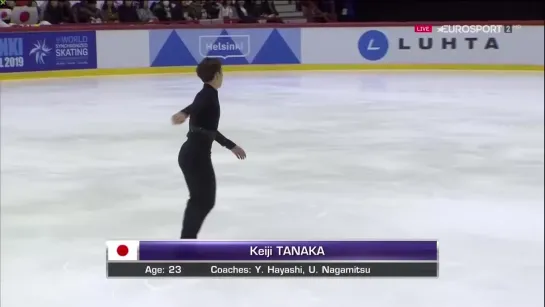 Keiji TANAKA JPN Short Program Helsinki Grand Prix 2018