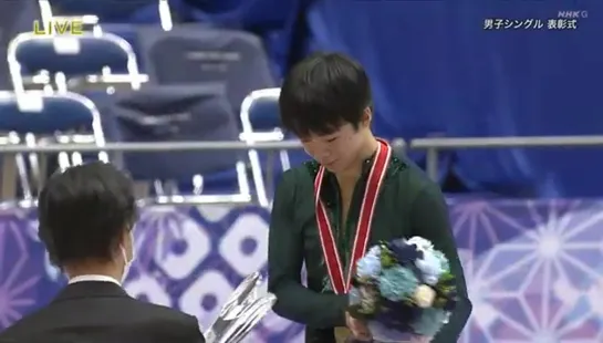 NHK Trophy 2020 Men Victory Ceremony