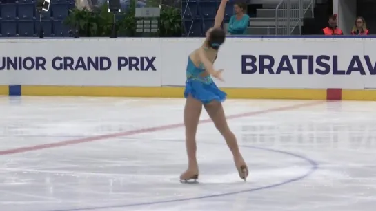 Tomoe Kawabata (JPN) _ Ladies Short Program _ Bratislava 2018