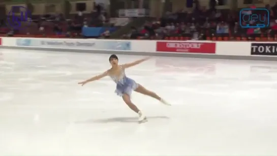 Mai Mihara. Nebelhorn trophy 2018, FS