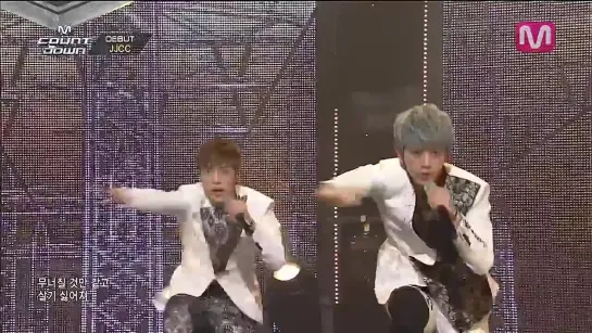 [PERF] JJCC - 첨엔 다 그래 (At First) @ MCOUNTDOWN 140320 (ВК)