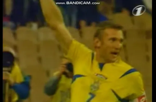 Andryi Schevchenko goals Ukr-Geo 2006 Q Euro-2008 year