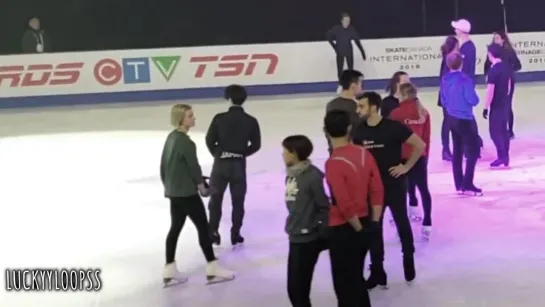 Skate Canada International 2018 gala practice