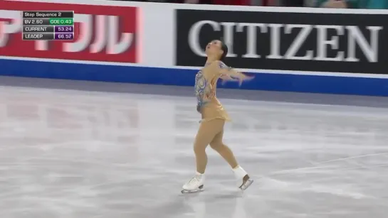 Wakaba HIGUCHI FS -Skate Canada International 2018