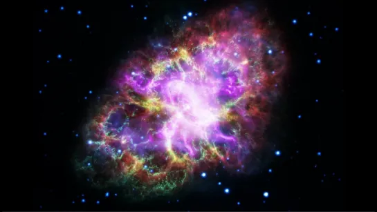 Composite View of the Crab Nebula