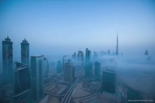 Sunrise in Cloud City (Dubai Time Lapse)