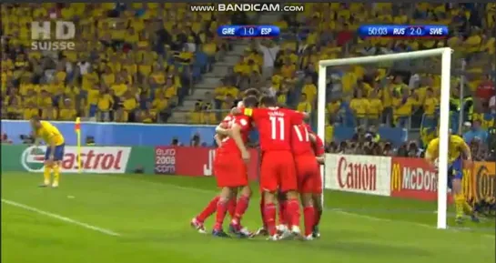 Andrey Arshavin goal [2-0] Russia-Sweden Euro-2008