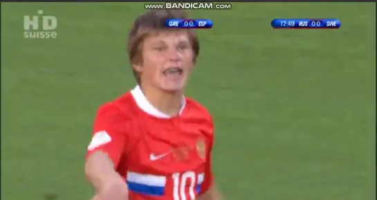 Andrey Arshavin shoot#1 Russia-Sweden Euro-2008