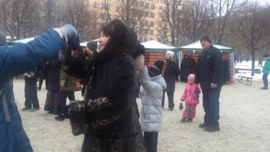 Масленица Белозерье, фольклорный ансамбль.17.02.2018. Балтийский дом.