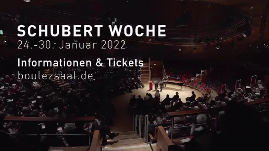 THE SCHUBERT WEEK. 24-30.01.22