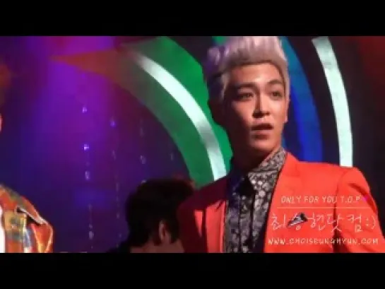 [FANCAM][TOP Focus] GD&TOP - OH YEAH at SBS KJE's Chocolate Recording