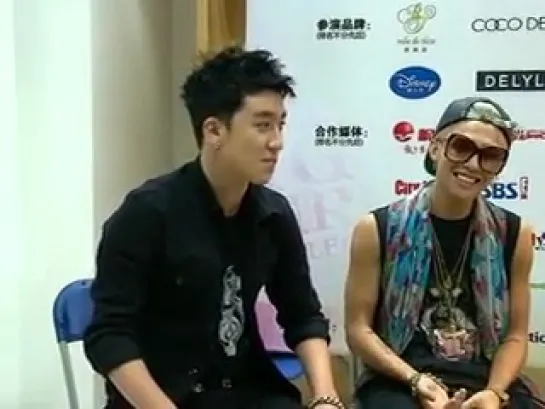 120908 TGC - BIGBANG's short interview