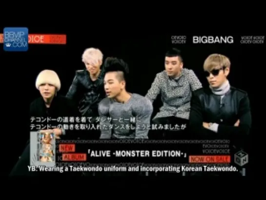 [ENG SUB] Big Bang on Music On TV's Select Voice