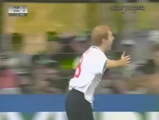 Portugal-England Scholes 0-1