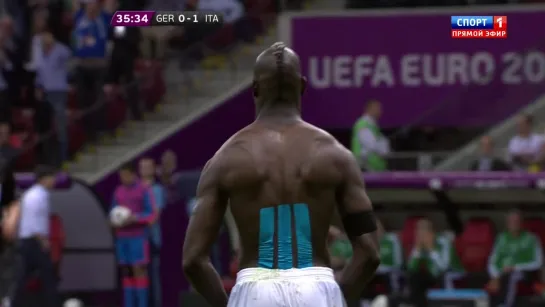 Germany-Italy Balotelli 0-2