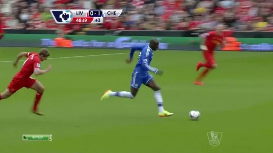 Liverpool-Chelsea Demba Ba 0-1