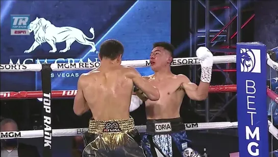 Zhanibek Alimkhanuly vs Gonzalo Coria KO