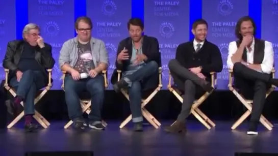 Панель Сверхъестественного на Paley Fest 2018.