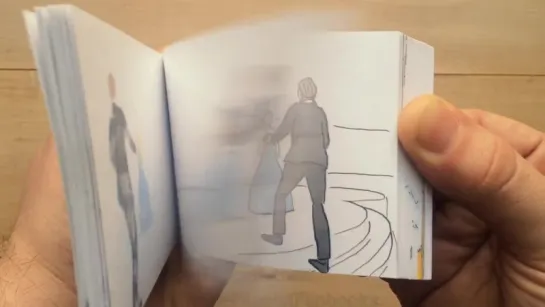 Leonardo DiCaprio Oscar Winning Flipbook Animation