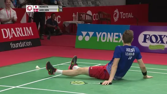 Kento Momota vs Viktor Axelsen (Jakarta-2019)