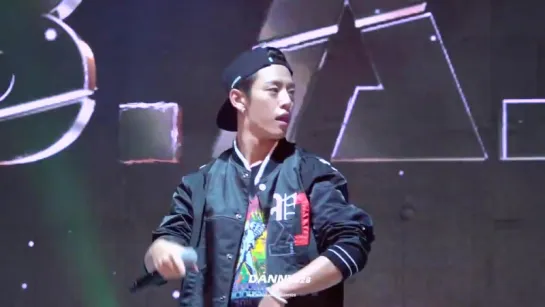 [FANCAM] [28.09.16] Cheonan World Dance Festival - No Mercy (Daehyun Focus)