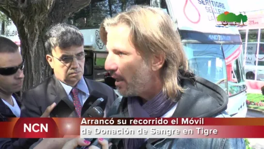 C5Tv - Arrancó su recorrido el Móvil de Donación de Sangre en Tigre