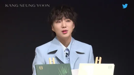 #TwitterBlueroom LIVE Q&A with Kang Seung Yoon (02.04.2021)