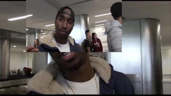 Demetrius Shipp, Jr.as Tupac Shakur in All Eyez On Me movie