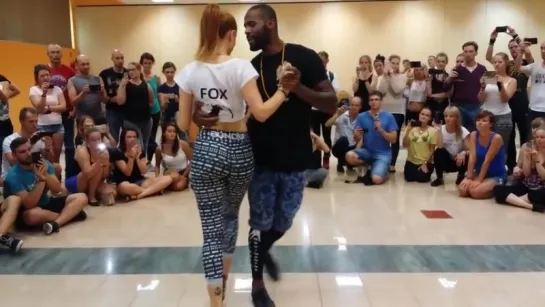 Tony Pirata and Sophie Fox. Kizomba Show Demo at Bachaturo | Kizomba Perfomance