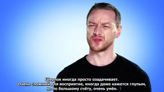 Sherlock Gnomes James McAvoy Interview and Voice Recording (рус.суб)