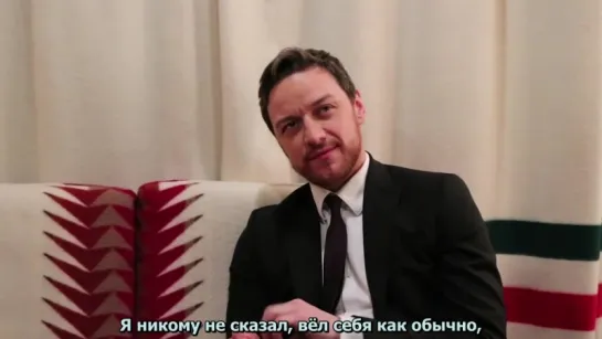 James McAvoy and his tale about broken hand (рус.суб)