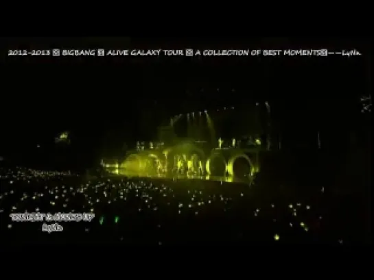 BIGBANG Alive Galaxy Tour A COLLECTION OF BEST MOMENTS - TONIGHT & HANDS UP