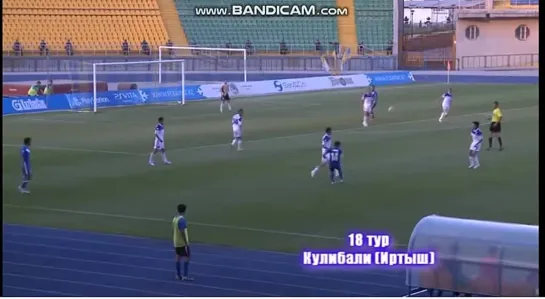 Ertis Pavlodar-Sunkar Kaskelen goal Coulibaly, 18-tour KPL-2012