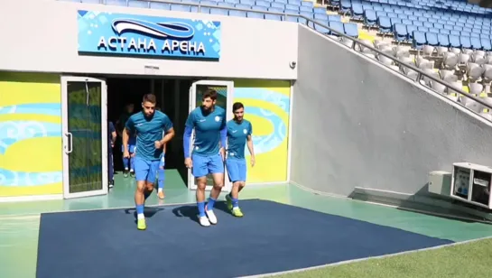 Astana U21 - ERTIS: выход на поле