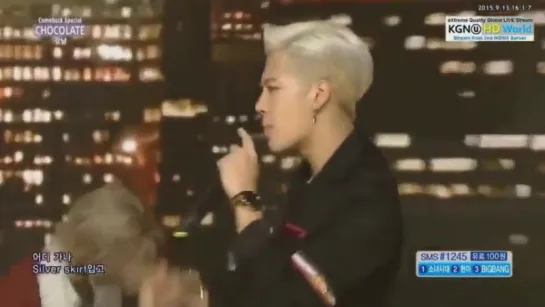 [PERF] 150913 Kang Nam - Chocolate Feat. Jackson (GOT7) @ SBS Inkigayo