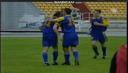 Kazakhstan-Tajikistan-5:1. Olimpic games Qual-1998 year, Ali Aliyev, Andrey Bogomolov, Dmitry Galich goals.