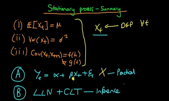 Stationary series summary