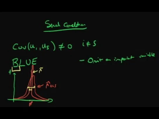 Serial Correlation summary