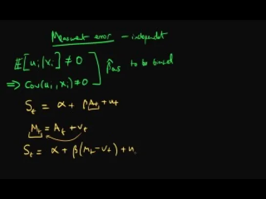 Measurement error in independent variable - part 2