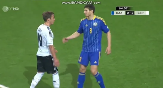 Kazakhstan-Germany Q-Euro-12 Viktor Dmitrenko vs Mario Gotze