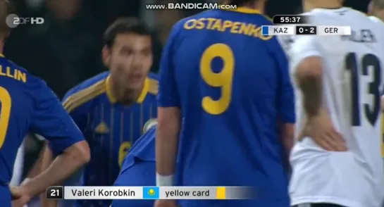 Kazakhstan-Germany Q-Euro-12 Valery Korobkin vs Mesut Ozil