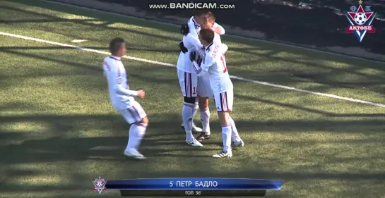 3-tour KPL 30.03.13 year Akzhaik Uralsk-Aktobe Petr Badlo goal