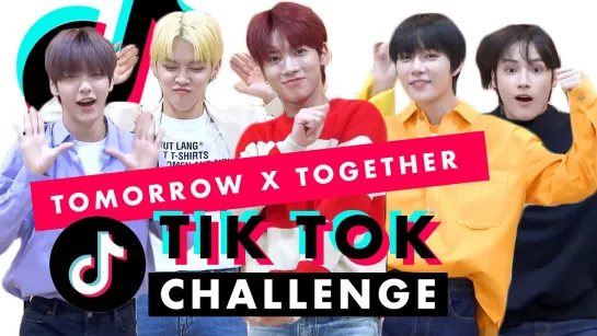 [РУС.СУБ] [RUS.SUB] TOMORROW x TOGETHER - лучшие танцоры в TikTok?! | TikTok Challenge Challenge | Cosmopolitan