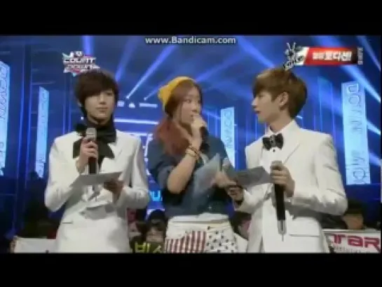 130110 Kwangmin & Minwoo & Soyou Special MC Cut @ M!Countdown