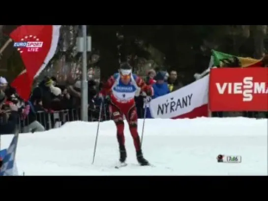 Биатлон. Чемпионат мира 2013. Гонка преследования. Мужчины [10.02.2013]