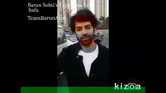 #Barun_Sobti благодарит своих Египетских поклонников за подарки