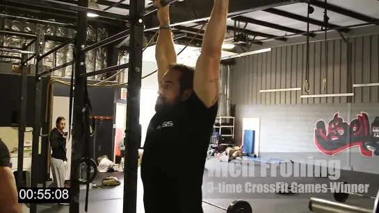 Rich Froning and Rory McKernan do Heavy Fran