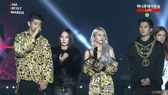 181128 KARD (카드) win New Wave @ 2018 ASIA ARTIST AWARDS