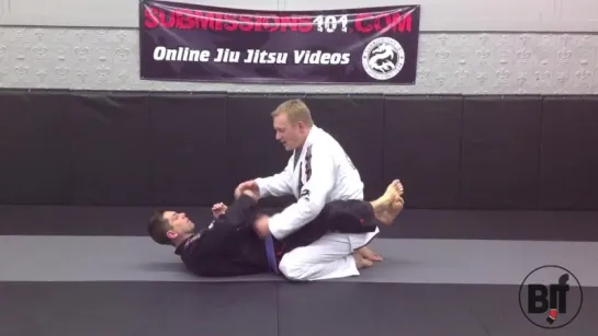 Wristlock from top guard