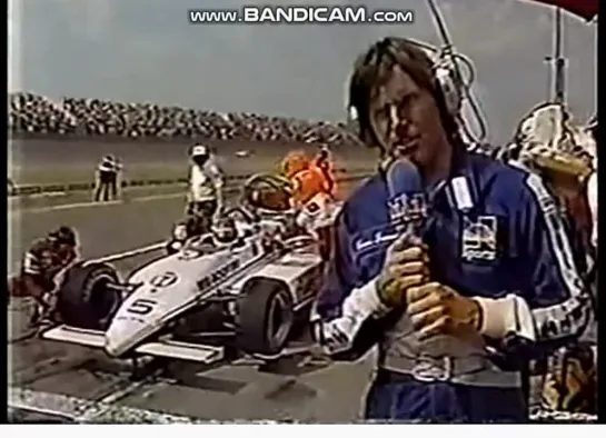 1984 CART IndyCar Michigan 500. Гордон Джонкок крэш